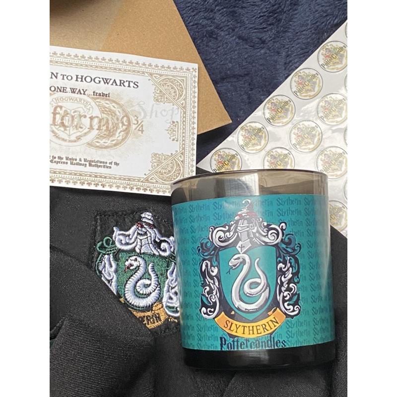 Harry Potter Slytherin Hogwarts House Mystery Ring Scented Candle Lilin Aromaterapi 200g