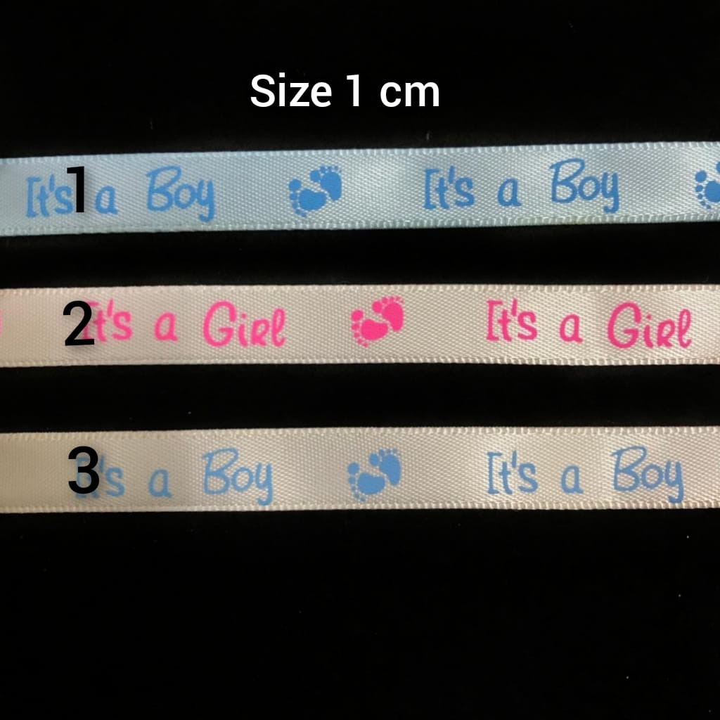 1 Yard - PITA KADO HAMPERS | PITA SATIN IT'S A BOY | IT'S A GIRL | BABY SHOWER HAMPERS