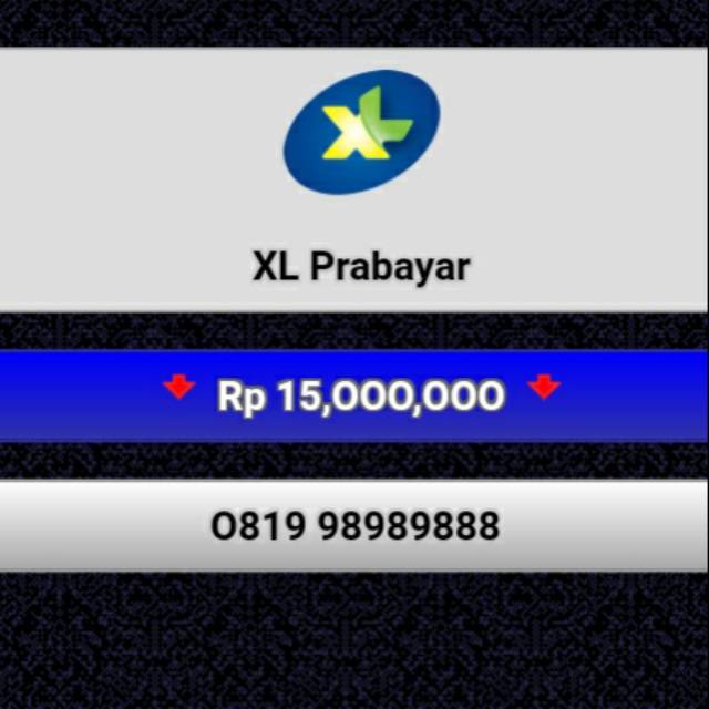 NOMOR CANTIK XL 0819 98989888