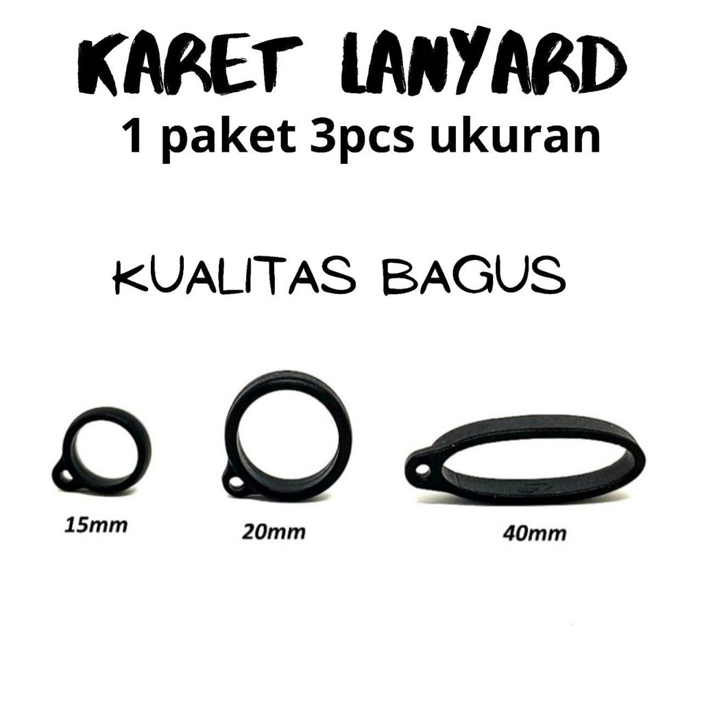 

Karet Karet Lanyard 3 Ukuran O (3PCS)