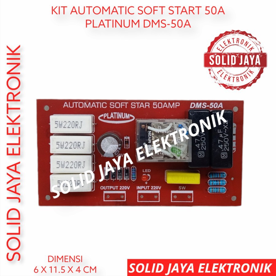 KIT SOFTSTART 50A SOFT START 50 A AUTOMATIC SOFTSTART DMS-50A DMS 50A DMS 50 A MURNI PLATINUM AUDIO ASLI ORI ORIGINAL