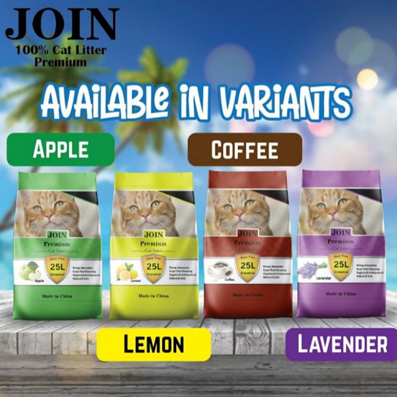 Pasir Kucing Join Premium 10 ltr Setara Top Cat Litter All Varian
