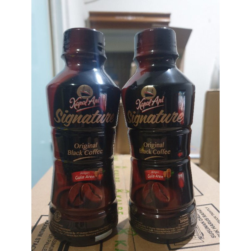 Kopi Kapal Api Signature Botol 200 ml Gula Aren Coffee