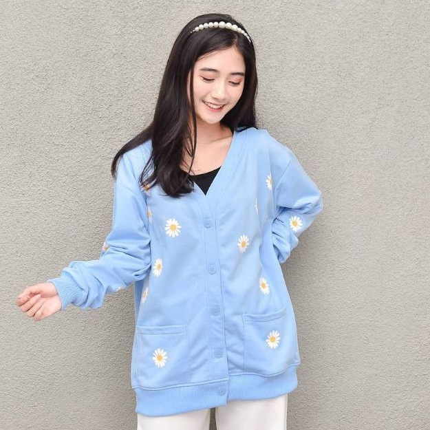 Outher Little Daisy | Basic Style | Pakaian Wanita | Bahan Fleece | Allsize