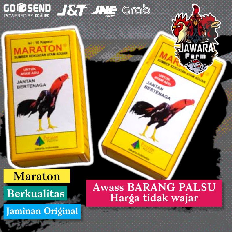MARATON KAPSUL - Obat Penambah Birahi Ayam Jago