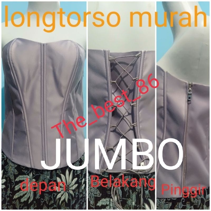 Longtorso/Kamisol/Bustier/Kemben/Daleman kebaya/JUMBO/cod