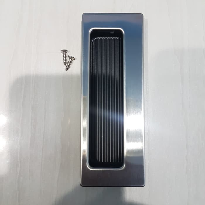 Handle Tarikan Geser Pintu Tanam Laci Lemari Rumah KOTAK L-010