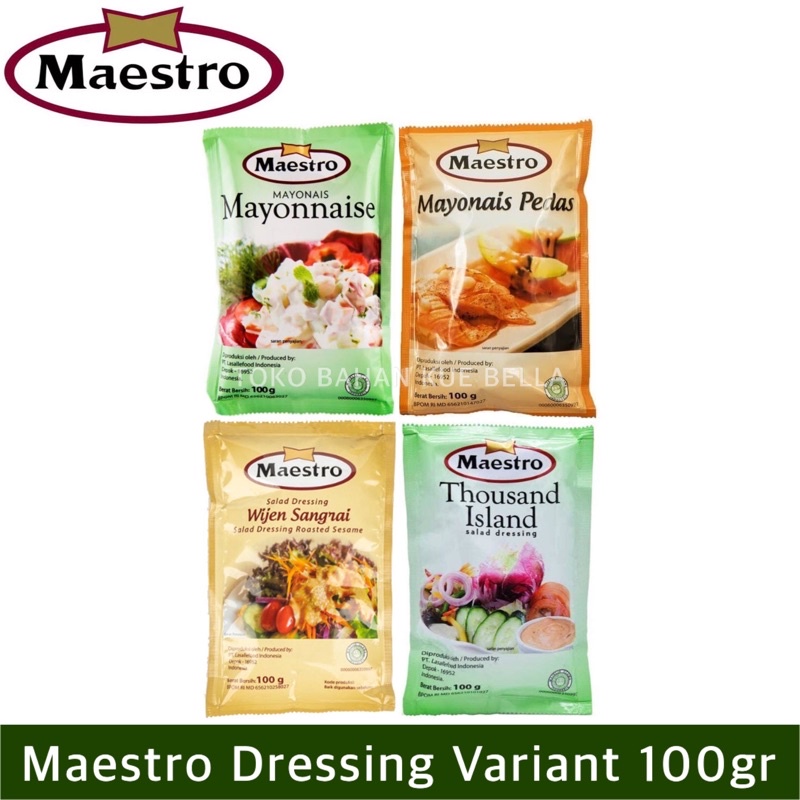 Maestro Mayonais PEDAS 100gr - Mayonese Mentai (Sachet)