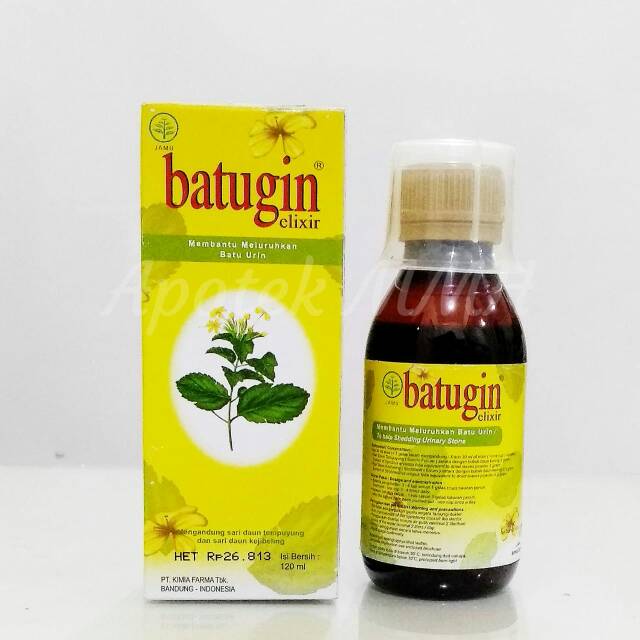 Batugin elixir Peluruh Batu Ginjal dan Urin