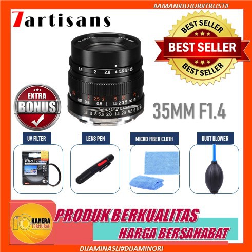 Lensa 7Artisans 7 Artisans 35mm Lens F1.4 For Sony Full Frame