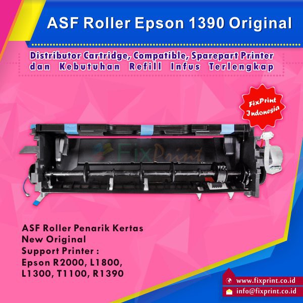 ASF Roller Penarik Kertas Epson Stylus Photo R2000 L1800 L1300 1390 T1100  New Original Murah