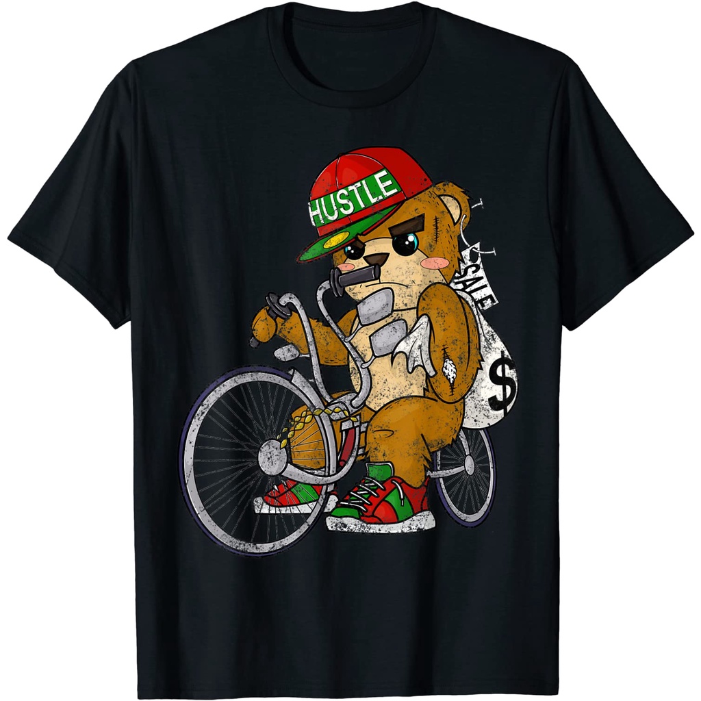 BAJU ANAK Lowrider Teddy Bear Hip Hop Lover Hustler Entrepreneur Gift T-Shirt