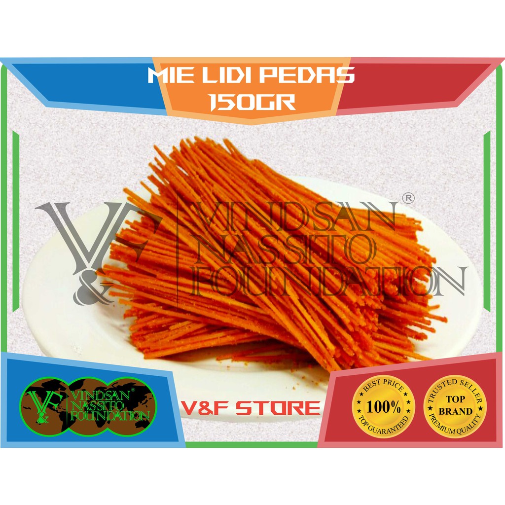 

Mie Lidi Stick Pedas Renyah Kemasan 150gr