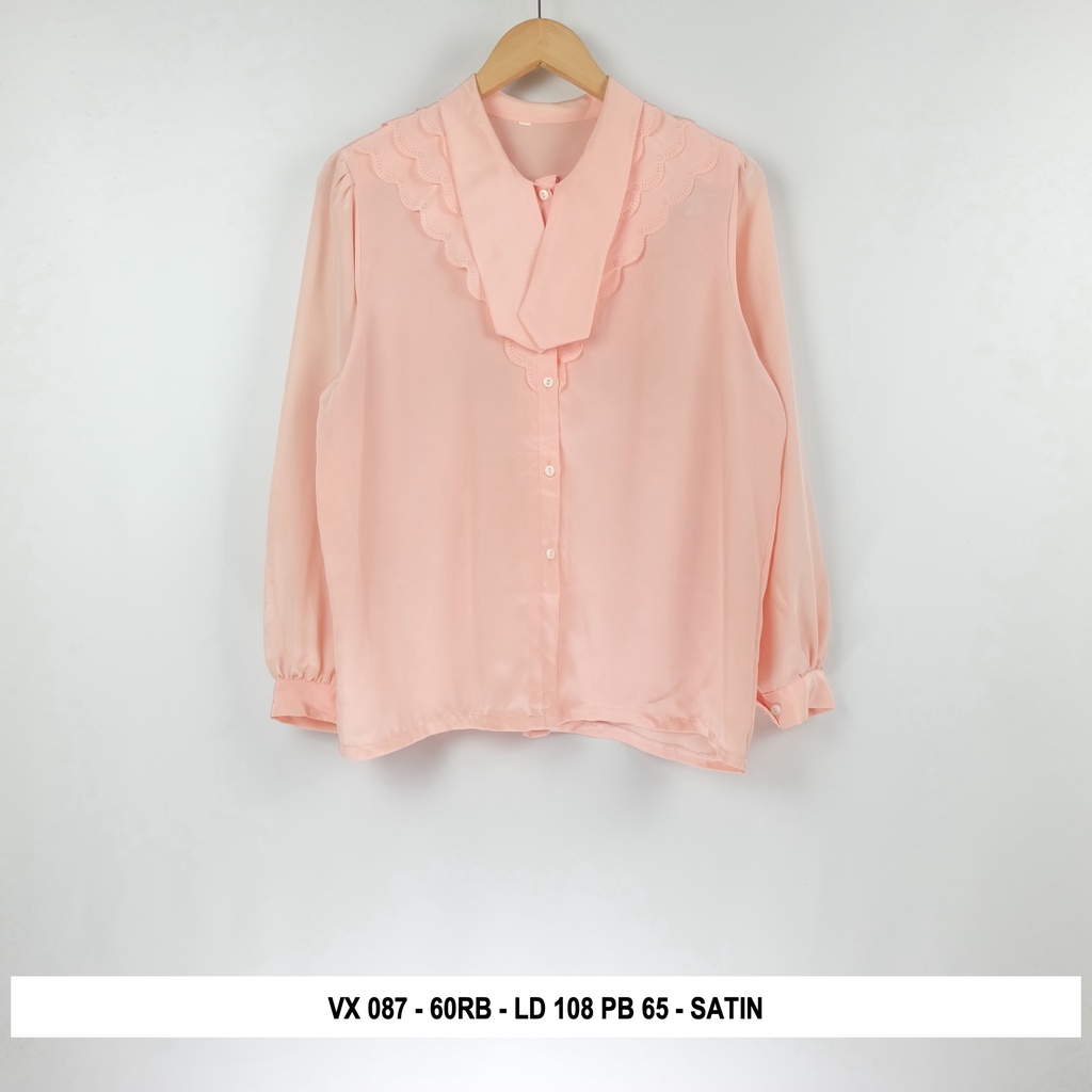 Thrift Blouse Vintage | Kode V3-VX 087