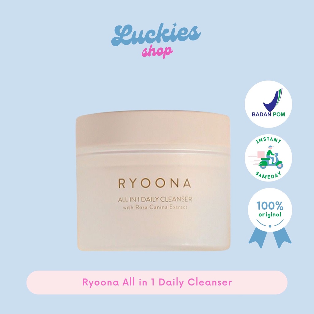 Ryoona All in 1 Daily Cleanser Pembersih Makeup Perawatan Kosmetik Cleansing Balm Remover BPOM