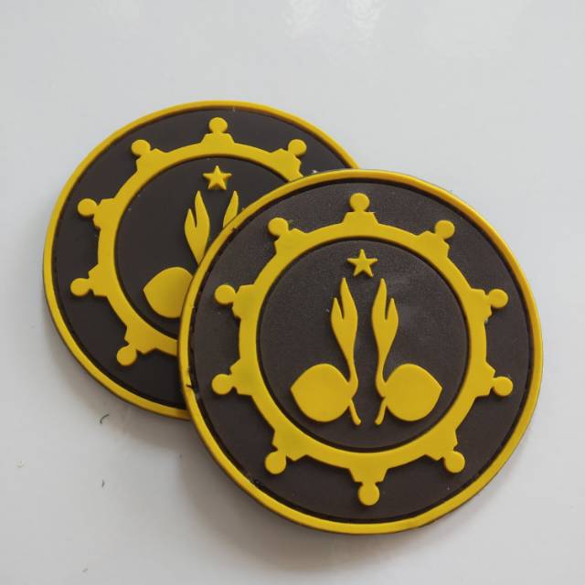 patch rubber LOGO PRAMUKA SCOUTS /tempelan karet emblem