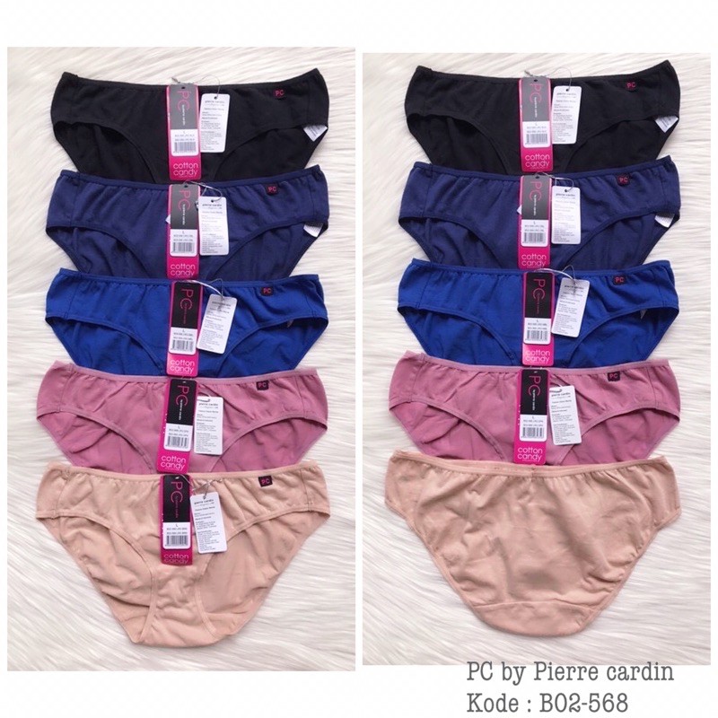 PC by pierre cardin* panty model mini waist bahan katun full label cotton candy collection B02-568 s