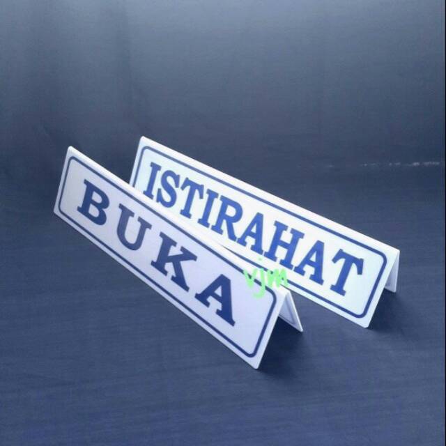 

Acrylic akrilik papan buka