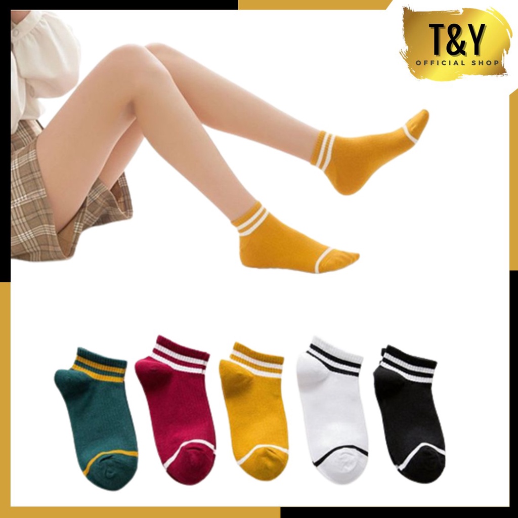 T&amp;Y  KAOS KAKI PANJANG 2 GARIS KAOS KAKI PANJANG   # BISA COD