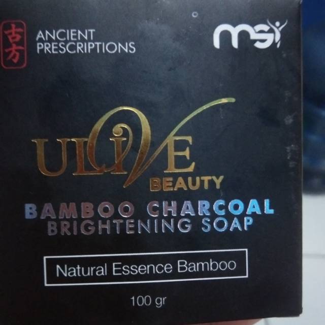 SABUN ULIVE BEAUTY BAMBOO CHARCOAL 100% ORI