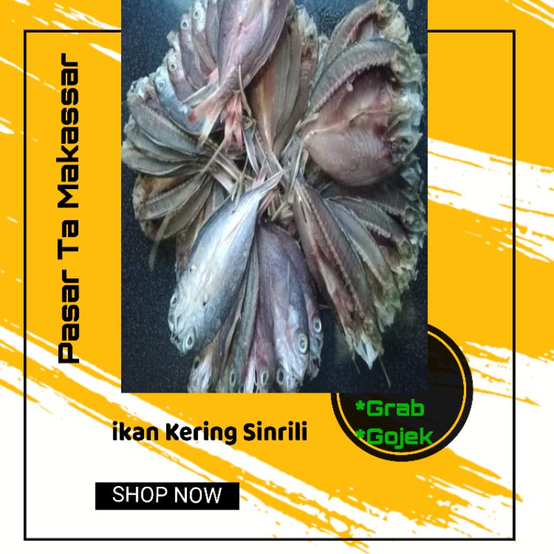 

ikan Kering Sinrilik per 250 Gram / ikan Asin Sinrilik / Pasar Ta Makassar