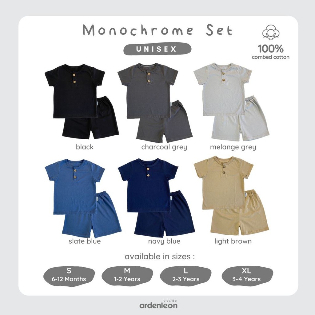 Makassar ! Monochrome Set ARDENLEON SS 05