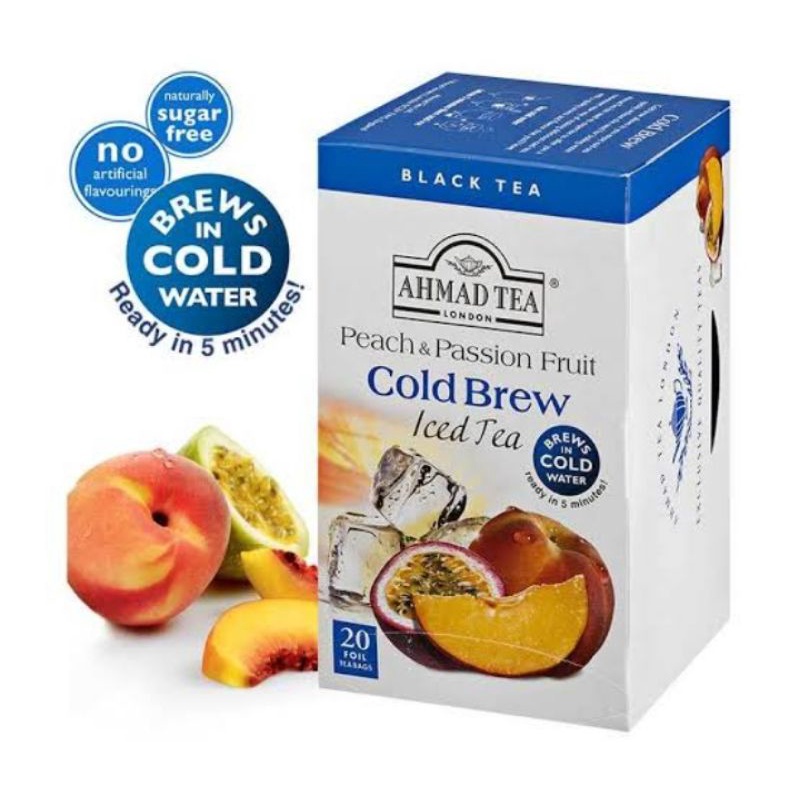 Ahmad tea peach passion fruit per box isi 20 sachet