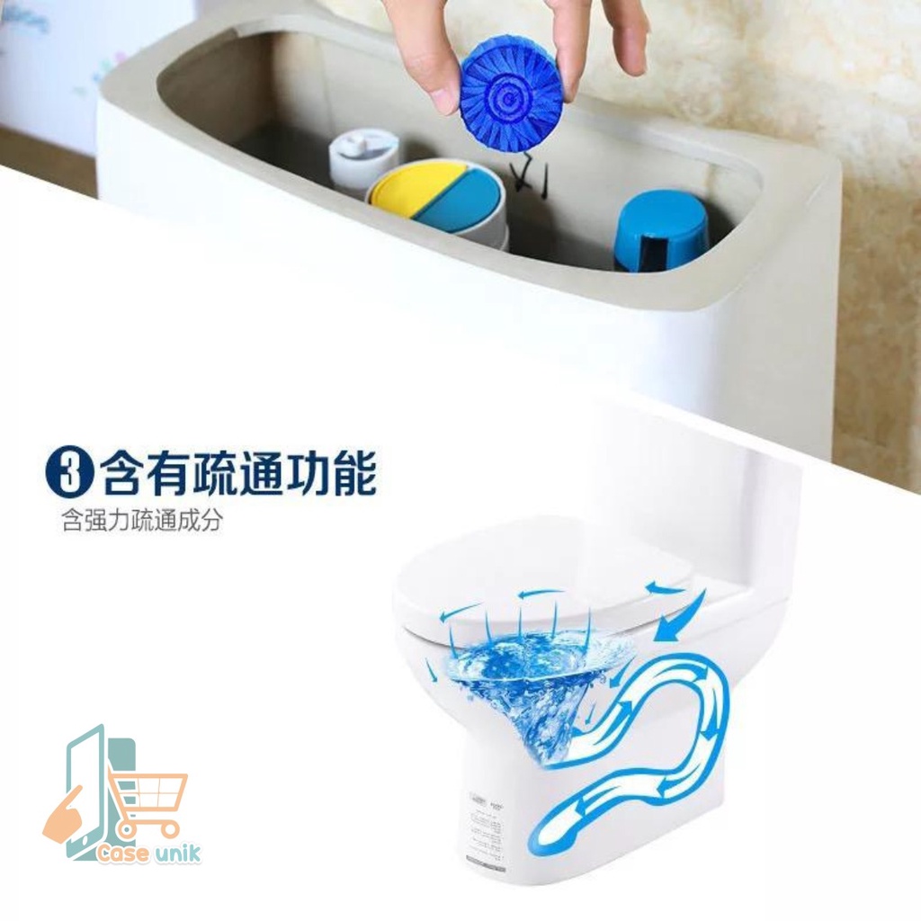 RT12 Tablet Biru Pembersih Penyegar toilet kloset anti Bau Jamur WC closet blue cleaner SiBiru CS3517