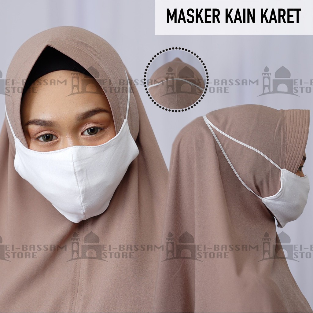 Masker Kaos Perlengkapan Haji dan Umroh