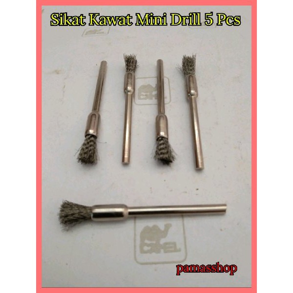 Eksklusif Mata Bor Sikat Mini Drill 5 Pcs Jual