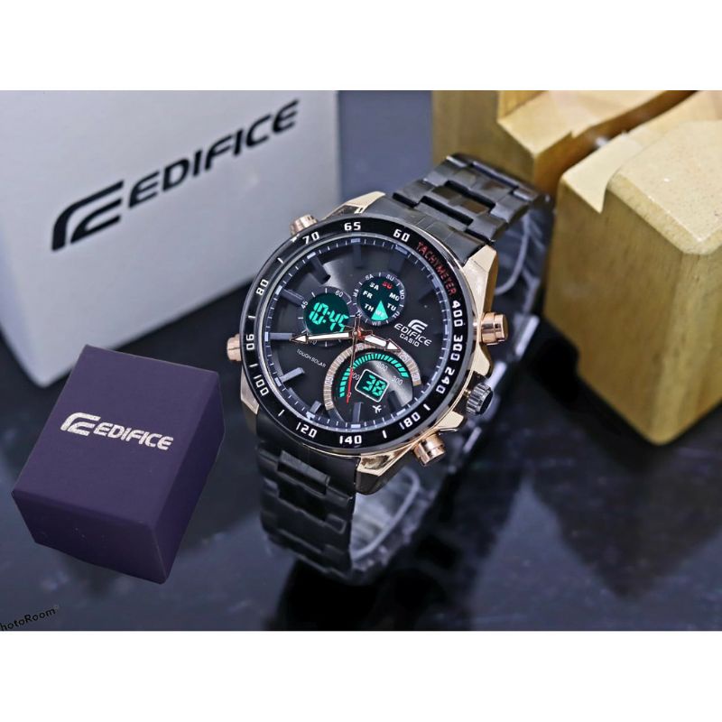 Edfice Casio Jam Tangan Pria Rantai Stenliss Steel Terlaris Pria Fashion Bisa COD