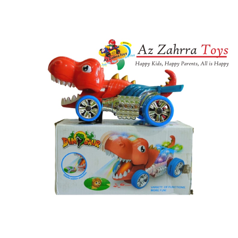 Mainan Anak Mobil Buaya Plastik Cartoon Dinosaur HD9012