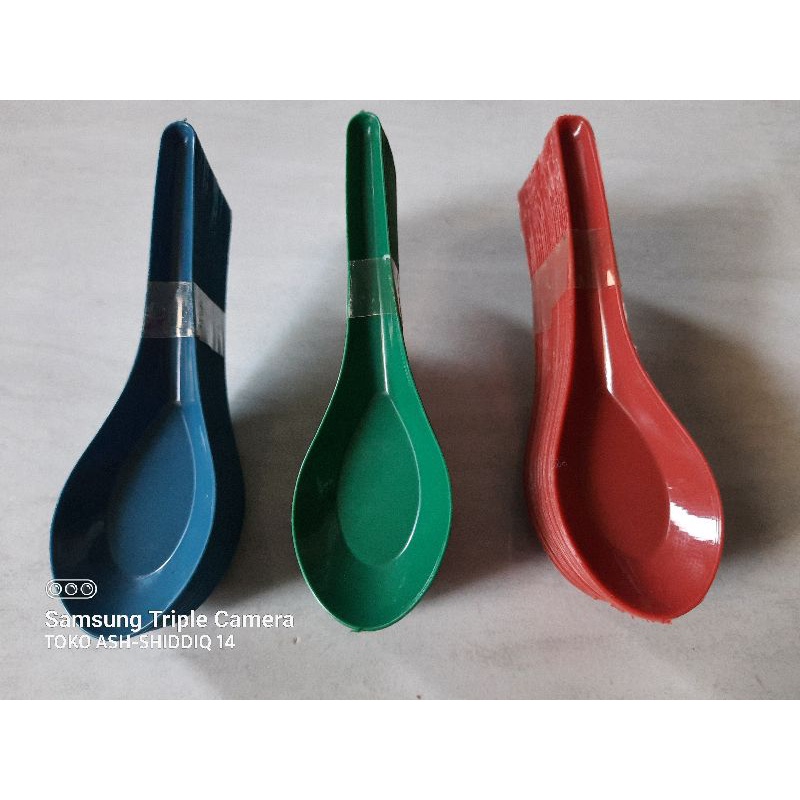 sendok bebek plastik | 1 ikat (2 lusin)