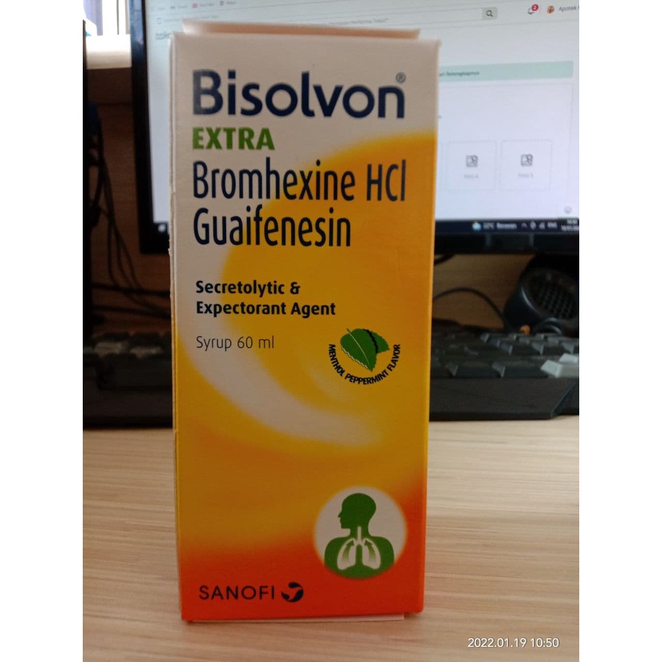 BISOLVON EXTRA SIRUP BATUK BERDAHAK DAN MENGENCERKAN DAHAK