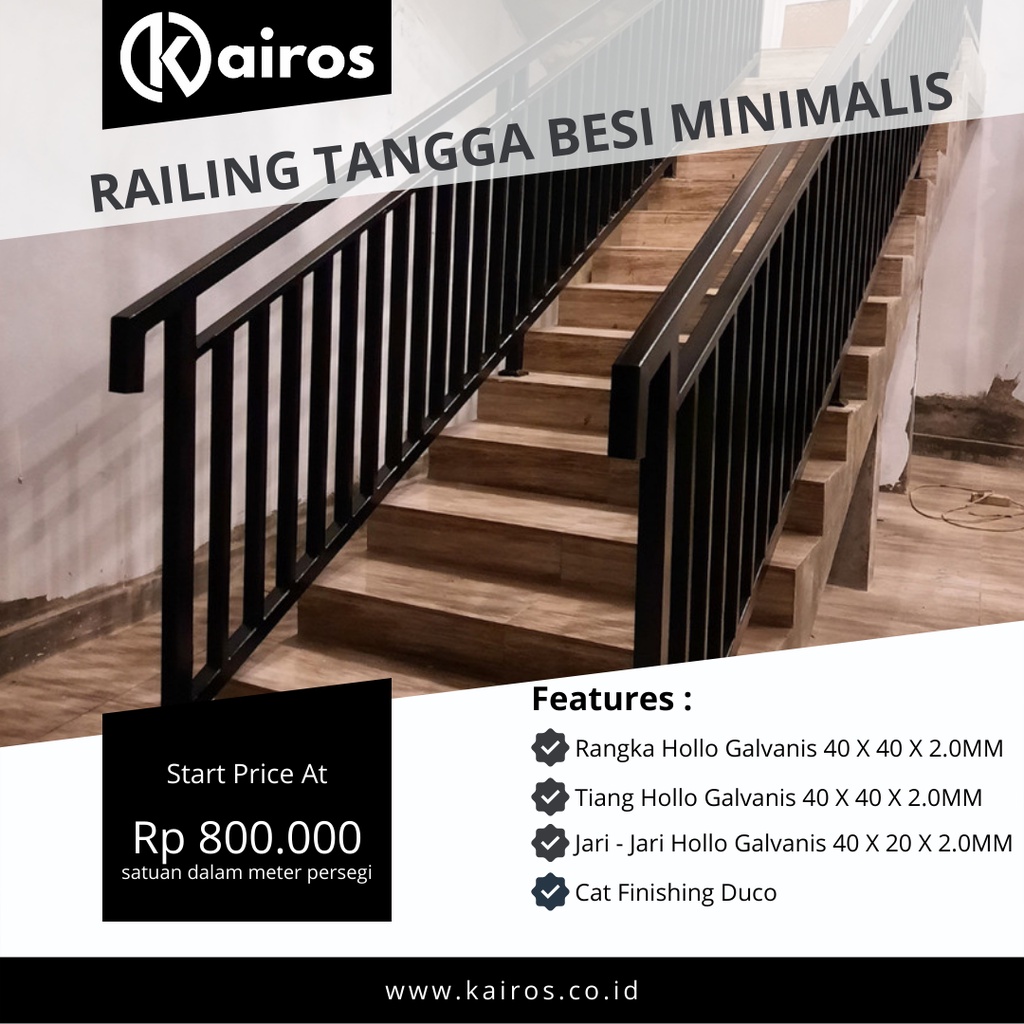 RAILING TANGGA BESI MINIMALIS