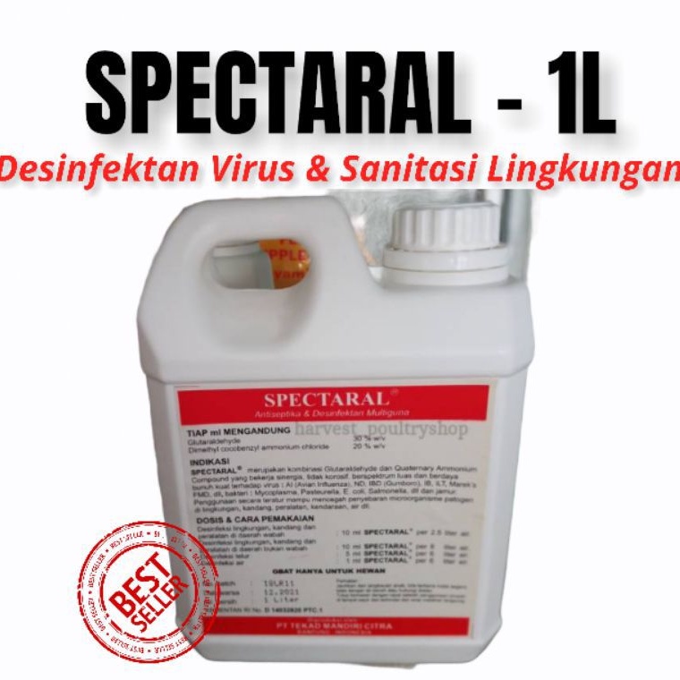 SPECTARAL-1L Desinfektan virus & sanitasi lingkungan