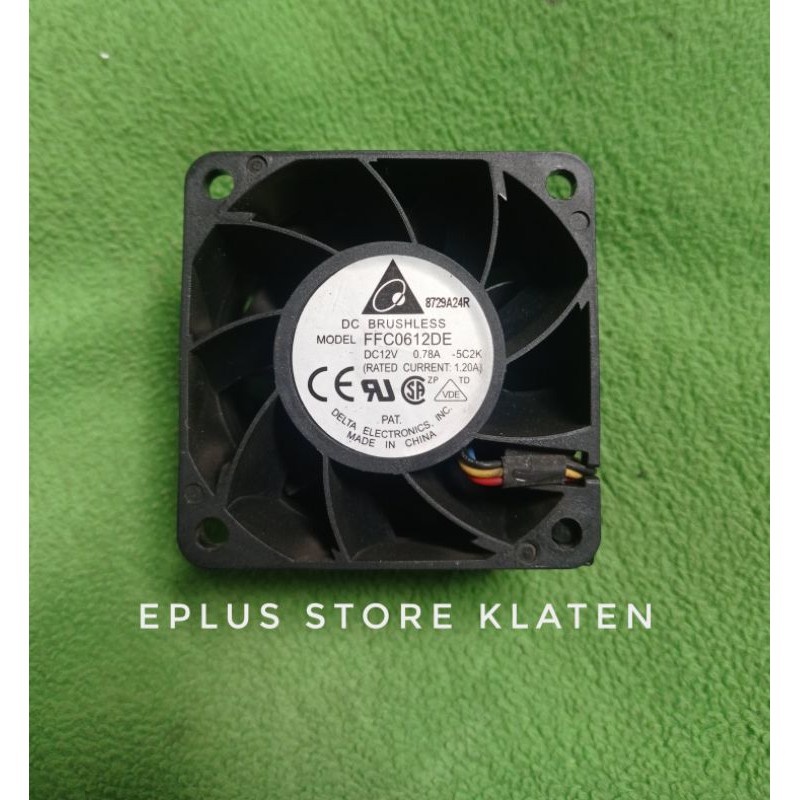 Kipas Dc brushless 12v 6cm highspeed 0.78A 6x6cm