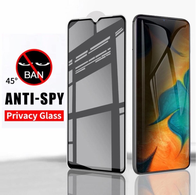 TEMPER GLASS - TG SAMSUNG A10/ M10 ANTI SPY 5D FULL SCREEN COVER
