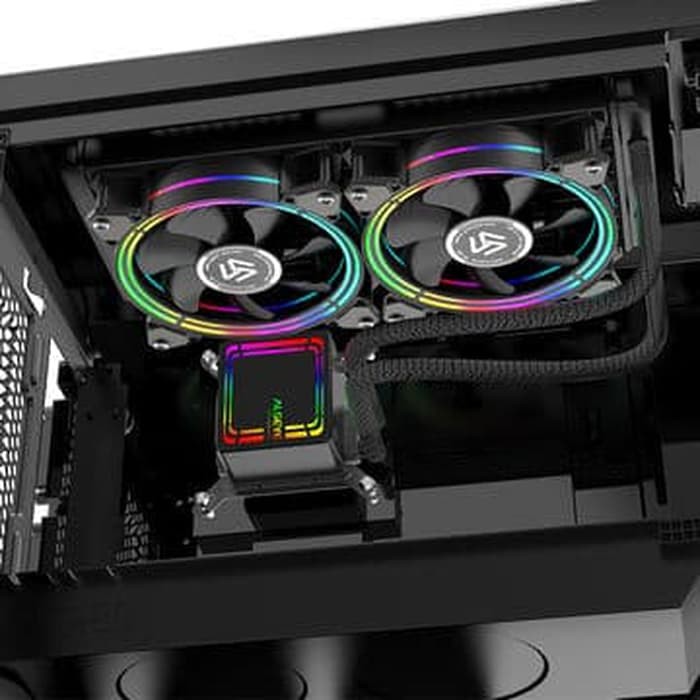 Alseye HALO H240 Liquid CPU Cooler Fan RGB Fan Casing 2 Pcs 12cm