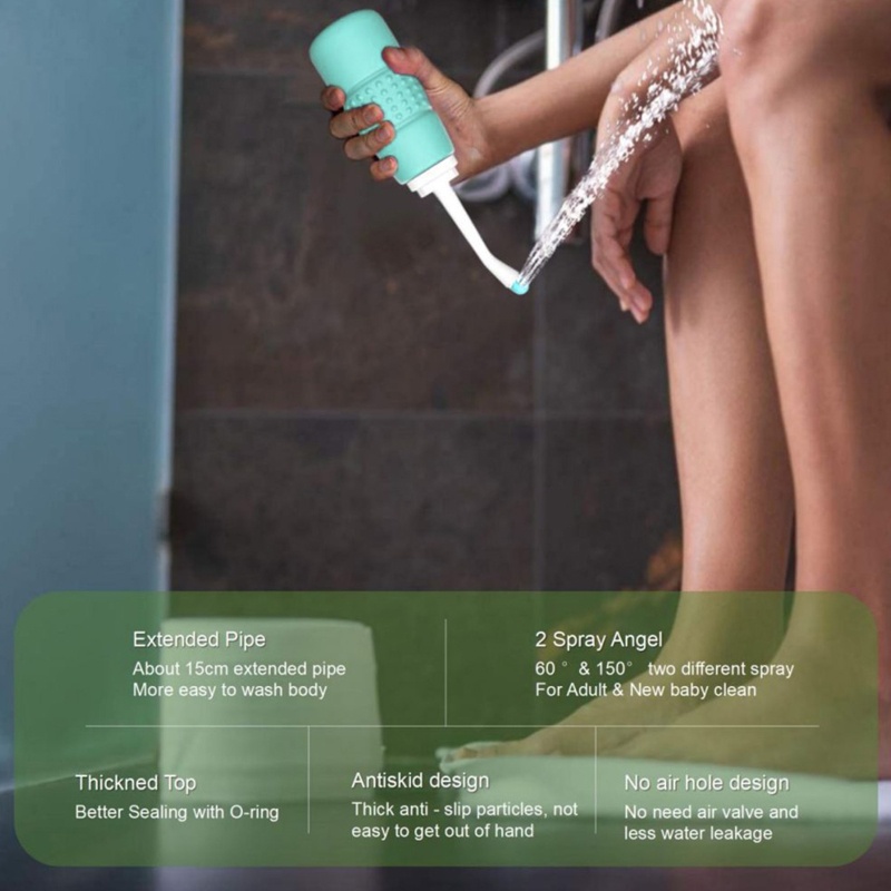 Gro Botol Bidet Semprot Air Portable Genggam Tangan Untuk Wanita