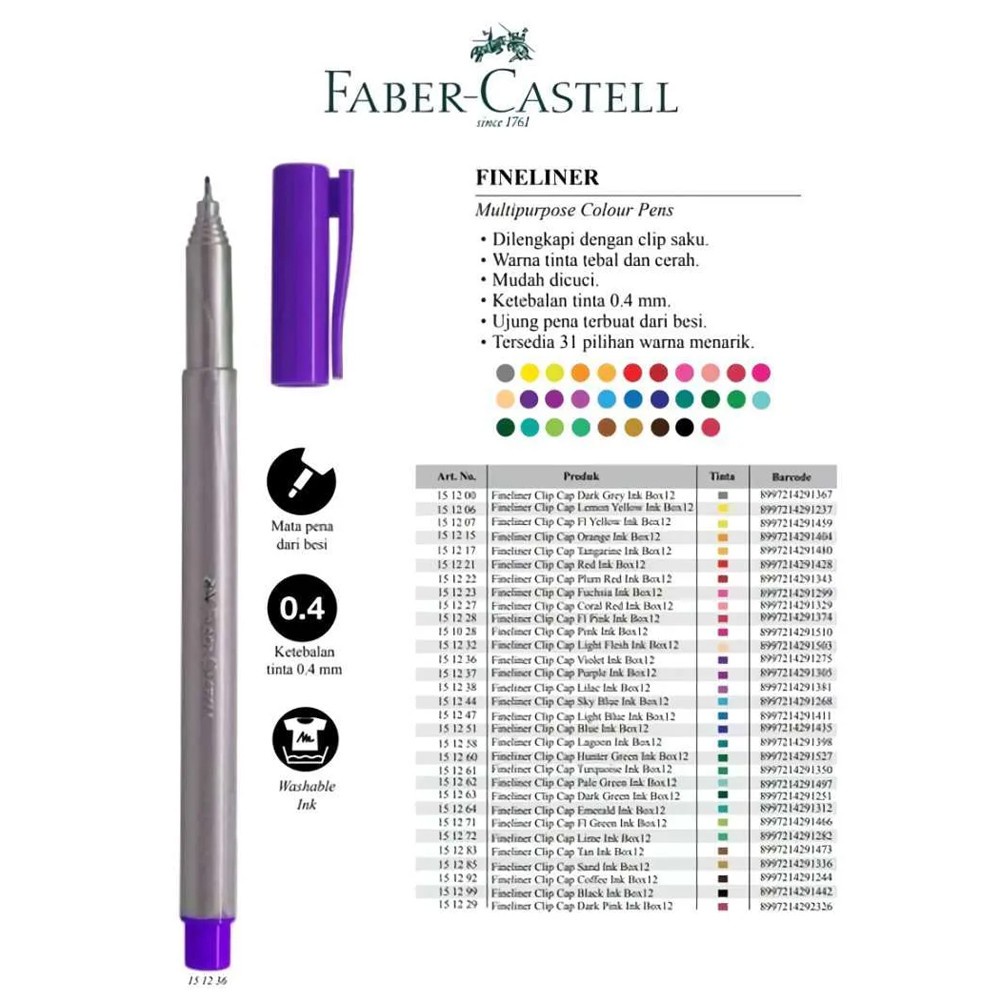 Faber-Castell Fineliner Clip