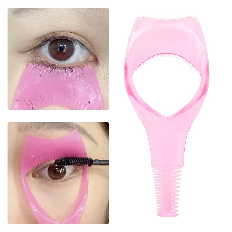 3 In 1 Sisir Panduan Aplikator Maskara Bulu Mata