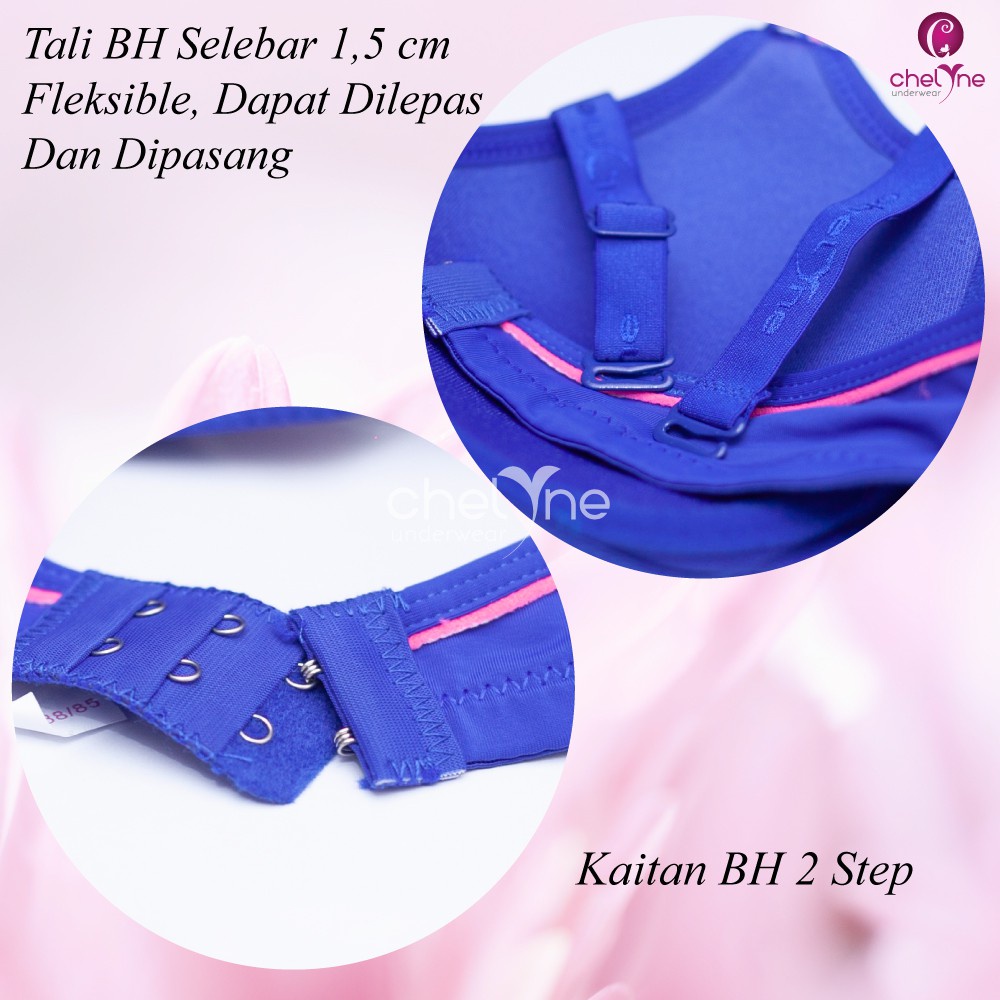 BH Chelyne Busa Kawat 8825 Full Cup Bra Harian Polos