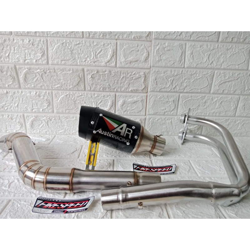 Knalpot Racing Austin Racing Pnp Ninja 250 Fi & Ninja 250 Karbu