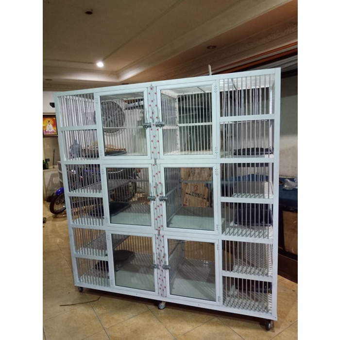 Kandang Alumunium Kucing 1 Kamar