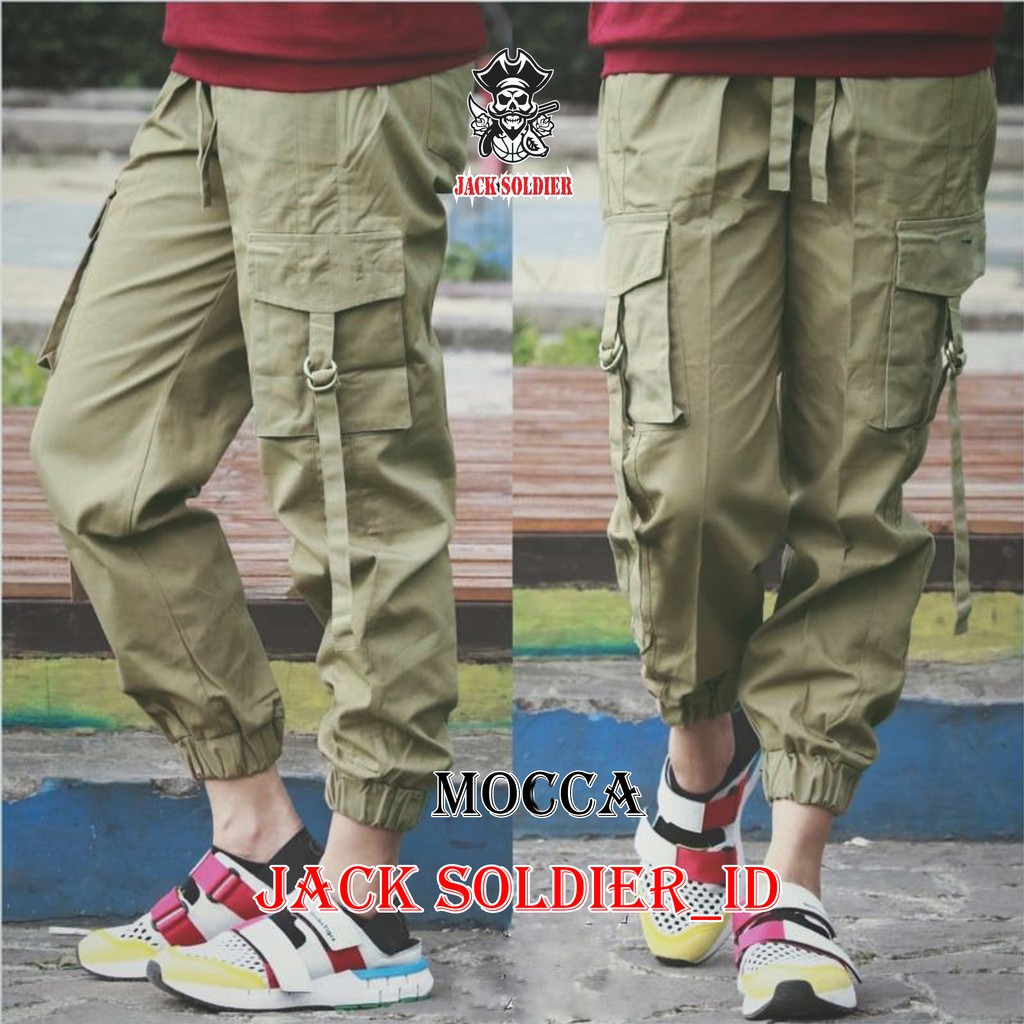 CELANA JOGGER CARGO PANTS /CARGO KANTONG SAMPING/ CARGO AMERICAN DRIL/CELANA WANITA MURAH