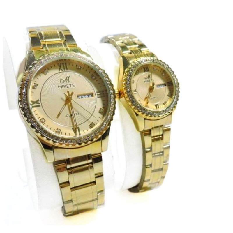 JAM TANGAN WANITA MIRETE ORIGINAL RANTAI STAINLIS STILL TAHAN AIR