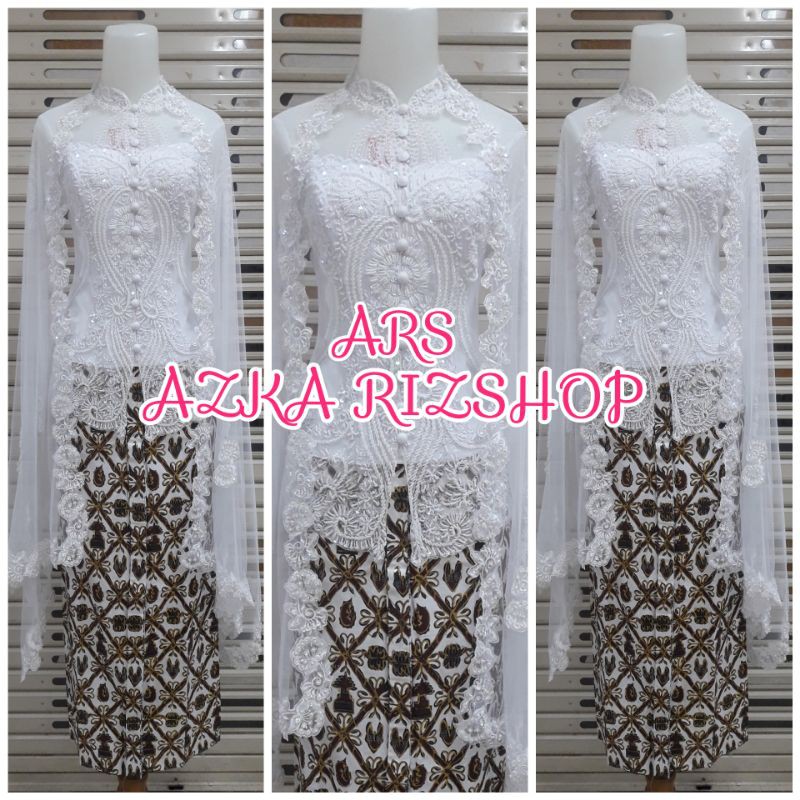 set kebaya manten + rok sidomukti