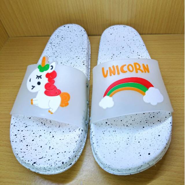  Sandal  elmo  anak dewasa bisa COD motif unicorn Shopee  