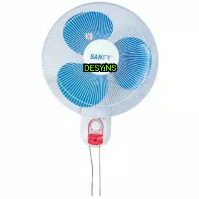 KIPAS ANGIN DINDING SANEX 16"/WALL FAN SANEX 16INCHI/KIPAS ANGIN MURAH SANEX